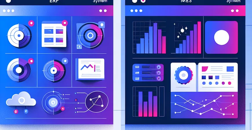  ERP系统和MES系统功能对比与协同